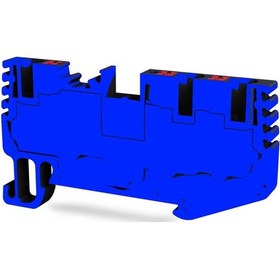 Resim Tbloc Pft 2,5 1x2 Mavi Push-in 1 Giriş 2 Çıkış Klemens 10'lu Paket 