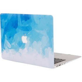 Resim Apple Uyumlu MacBook Air Kılıf 13 İnç Paint02 Eski Usb'li Model 2010-2017 A1369 A1466 İle MAVİ 
