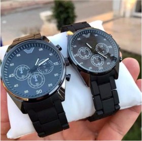 Resim Spectrum Bika Time Sevgili Saati Siyah Renk Bay Bayan Kol Saati Çift Saat 