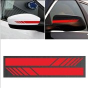 Resim Otomobil Ayna Sticker Etiket Modeli 