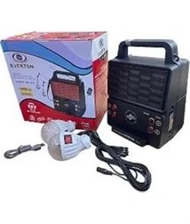 Resim Everton Rt-913 -Usb-Tf Card -Mp3-Bluetooth-Mp3Güneş Enerjili Işıklı Radyo 2 Ampul Set 