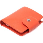 Resim Turuncu Deri Kadın Cüzdan - S1CB00005674-J1G 