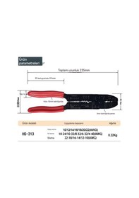 Resim Willowhaven Manuel Tel Presleme Jigleri, Kablo Sıyırma, Kafa Tel Açma, Hs-313 Çok Fonksiyonlu, Toptan 1 Adet, Yüksek Karbonlu Çelik 1 Adet 
