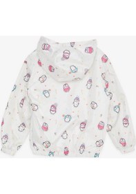 Resim Breeze Girls & Boys Erkek Çocuk Yağmurluk Sevimli Penguen Desenli Yılbaşı Temalı 1-4 Yaş, Ekru-ekru Ekru 