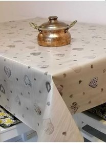 Resim Başak Ev Tekstili(437) ELYAFLI PVC MUŞAMBA - DESENLİ SİLİNEBİLİR MASA ÖRTÜSÜ RENKLİ-140 x 140 