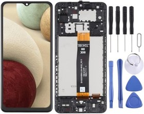 Resim Samsung A12 Uyumlu Lcd Ekran Dokunmatik Çıtalı SM-A127 