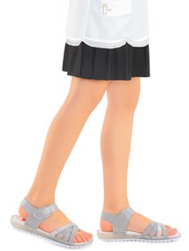 Resim Kiko Kids Lunara Kız Çocuk Sandalet Gümüş 