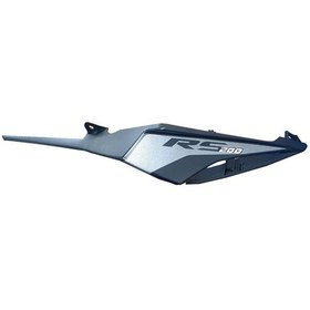 Resim MotoExpress Bajaj Pulsar RS200 2021-2025 Sol Arka Sele Altı Kuyruk Grenajı Siyah-Gri A 