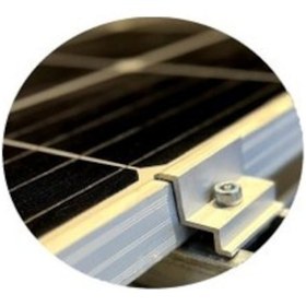 Resim İnges - Güneş Paneli Montaj Aparatı 10 Adet Orta Tutucu 10 Adet Kenar Sonlandırıcı - Solar Montaj 