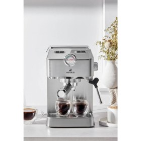 Resim Teknotrust Coffee Art 1101 Süt Köpürtücülü 20bar Basınçlı Espresso Latte Cappuccino Americano Mak. 1,5l 