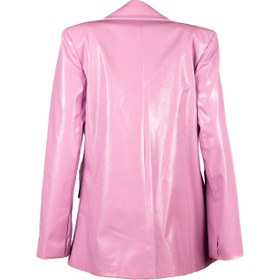 Resim Gaia Deri Blazer - Bej / 3 