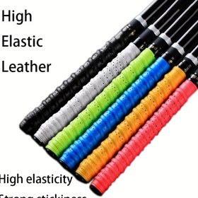 Resim Geliştirilmiş Yüksek Esneklikli PU Olta Kamışı Sap Sarma Bandı ile Kaymaz Tutuş ve Ter Emici Özellikler - Çok Renk (Yeşil, Mavi, Beyaz, Siyah, Kırmızı, Sarı, Pembe, Turuncu, Mor) - Tuzlu/Tatlı Su Balıkçılığı için Uzun Boyutlar, İdeal Noel Baba Günü / Babalar Günü İçin, 4 Temmuz İlham Veren Hediye Seçeneği - Döner/Atar Makinalarla Tamamen uyumlu - Kontrol & Konforu Artırıcı Dayanıklı Ve esnek tasarım 