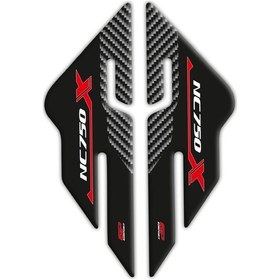Resim GP Kompozit Honda NC 750 X 2016-2020 Uyumlu Yan Pad Siyah-Karbon 