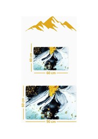 Resim Yıkanabilir Kaymaz Tabanlı Modern Desenli 2'li Banyo Paspas Takımı Bps0010 Renkli 