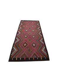 Resim Zehra Abla Halı El Dokuma Nadir Karapınar Yörük Yolluk Yün Kilim 6265 