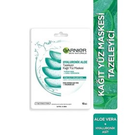 Resim Garnier Hyaluronik Aloe Temizleyici Kağıt Yüz Maskesi 