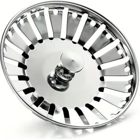 Resim Willowhaven Silvery Paslanmaz Çelik 84mm Lavabo Filtresi Yemek Ve Saç Toplayıcı 