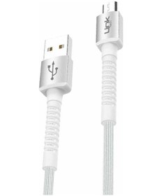 Resim LinkTech K551 Micro USB Metal Başlı Data/Şarj Kablosu 3A 1mt 