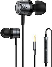 Resim Yüksek Sınıf Kablolu Kulaklıklar, Mikrofonlu Kulaklıklar, Ağır Bas Stereo Gürültü Engelleyici Kulaklıklar, iPhone ve Android Cihazlarla Uyumlu, iPad, MP3, Tüm 3,5 mm Arayüz Cihazlarına Uyar 