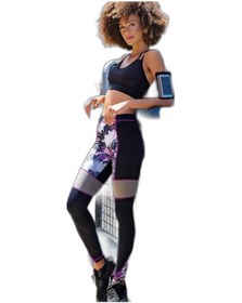 Resim Yeni Inci Yoga-Fıtness-Pilates-Koşu Sporcu Tayt Takım T115-T11 