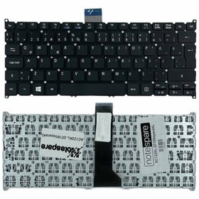 Resim Notespare Acer ile Uyumlu Aspire SW5-171-36BY, SW5-171-37HB, SW5-171-87FZ Notebook Klavye Siyah TR 