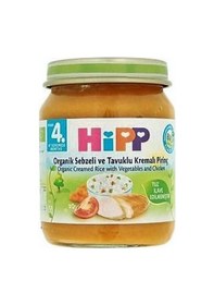 Resim Mey İthalat Organik Sebze Ve Tavuklu Kremalı Pirinç 125 Gr 