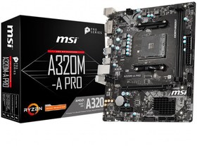 Resim MSI A320M-A PRO DDR4 3200 (OC) DVI HDMI mATX 