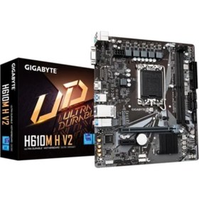 Resim eryvon GIGABYTE INTEL H610M H DDR5 5600 (OC) VGA HDMI M.2 1700P USB 3.2 Gen1 (12-13-14. Nesil) 