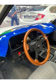 Resim Universal Tofaş Uyumlu Hayalet Gösterge Cami Siyah Koyu Renk 