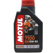 Resim Motul 7100 15w-50 %100 Sentetik Motosiklet Yağı (1 LT.) 