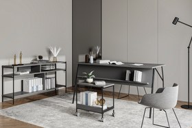 Resim ELLA OFİS TAKIMI, ANTRASİT 