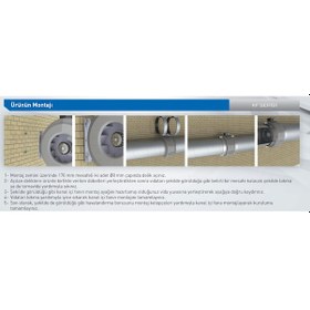 Resim Aircol 125 Kf Yuvarlak Kanal Tipi Aspiratör 