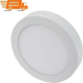 Resim 20W - 24W Sıva Üstü Yuvarlak Beyaz Döküm Led Panel Spot 