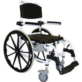 Resim Medikaltec Poylin P617 Tekerlekli Banyo Tuvalet Sandalyesi 