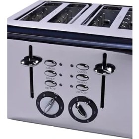 Resim Gem Titan 4 Dilim Ekmek Kızartma Makinesi – 1960 W, Paslanmaz Çelik Gövde | 