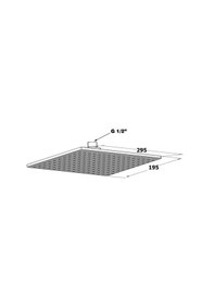 Resim Yapıtaşı Yt265 Meriva Banyo Tepe Robot Duş Seti 3fonksiyonlu Krom 
