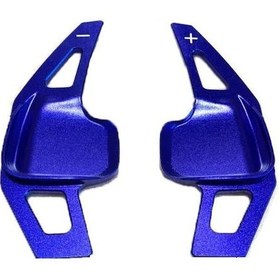 Resim Bmw 3, 4, 5 Serisi İçin Uyumlu Kulakçık Pedal Shıft Paddle Shift F1 Mavi 