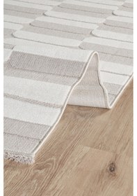 Resim Kaşmir Halı İskandinav Otto Beige 80x300 Cm Salon Mutfak Halısı Yolluk Bej 