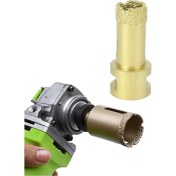 Resim Mermer Granit Fayans Beton Delme Pancı 6mm Sarı Elmas Karot Vakum Kaynaklı Elmas Karot Sondaj Ucu 