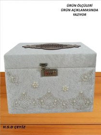 Resim Hasret Çeyiz Takı Sandığı Sünnet Nişan Düğün Damat Çeyiz Sandık 0502 