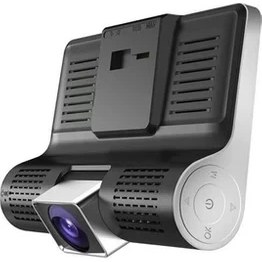 Resim Torima TA-02 Siyah 1080p Araç içi 3 Kameralı Gece Görüşlü G-sensör Geri Görüş Kameralı Araç Kamerası 