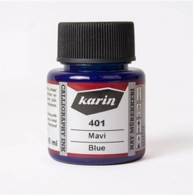Resim Karin Hat Mürekkebi 45 ml. 401 Mavi 