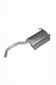 Resim egzoz burada Fiat Panda 1.1 1.2i arka borulu egzoz susturucu egsoz 2003-2012 