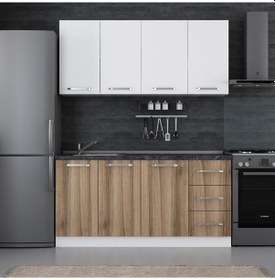 Resim Minar 165 Cm Mutfak Dolabı Beyaz Dore 165-d1 