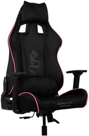 Resim XMAX/Rio Plus Balerion Terletmez Kadife Kumaş Siyah Gaming Oyuncu Koltuğu / 120 Kg Taşır 234543223457 