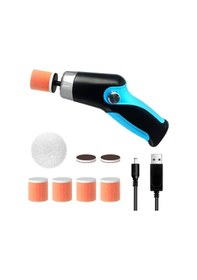 Resim Xurunkeji Akülü Araba Parlatıcısı, Araba Detaylandırma İçin Mini Taşınabilir Parlatıcı Alet Seti, 12v 2000mah Şarj Edilebilir Pil Ve Kablo 