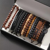 Resim 13 Parça Moda Sokak Stili Akrilik Boncuklu Bileklik ve Kolye Seti, Günlük Kullanım Trend Sonbahar/Kış Renkli Takılar, Unisex Tasarım, Kutu Dahil Değildir 