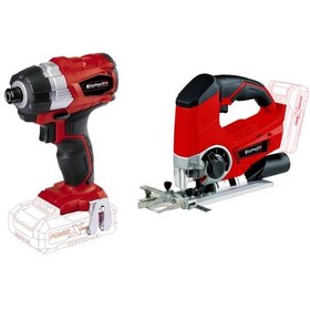 Resim Einhell Plus1 Set TE-CI 18 Li 18V Li-ion Akülü Darbeli Vidalama + Dekupaj Testere 