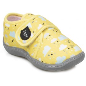 Resim IGOR W20123p Snoopy Print Cırtlı Sarı Kız Çocuk Panduf 