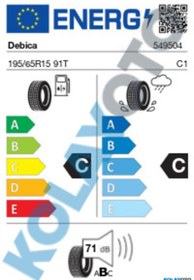 Resim Debica 195/65r15 91t Passio 2 (yaz) (2022) 